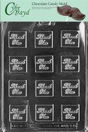 Cybrtrayd AO093 Thank You Squares Chocolate Candy Mold with Exclusive Cybrtrayd Copyrighted Chocolate Molding...