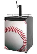 Kegerator Skin - Baseball (fits medium sized dorm fridge and kegerators)