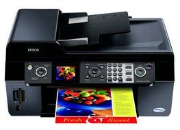 Epson WorkForce 500 All-in-One Printer (Black) (C11CA40201)