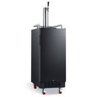 EdgeStar 15" Built-In Black Stainless Steel Kegerator