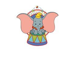 Dumbo Edible Image Photo Cake Topper Sheet Personalized Custom Customized Birthday - 1/4 Sheet - 78103 N2