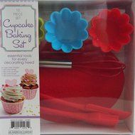 Kids 10 Pc Silicone Cupcake Baking Set N3