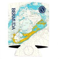 Altered Latitudes Bermuda Chart Standard Beverage Cooler (4-Pack)