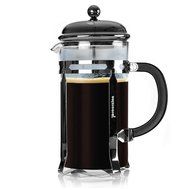 Procizion French Press Coffee, Espresso and Tea Maker 20 Oz Pot, Chrome, Includes 6 Filters N2