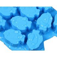 Joyi 12 Cavity Fish Shape Silicone Non Stick Cake Bread Mold Chocolate Jelly Candy Baking Mould,2 PCS N8