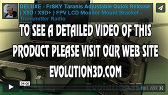Deluxe FrSky Taranis (X9D / X9D+) LCD Monitor Mount N2