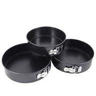 Startony Non Stick Set of 3 Round Springform Pan with Loose Base Cake Baking Tin Interlocking Bakeware 5 inch... N9