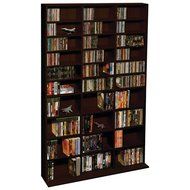 Atlantic Adustable Media Storage &amp; Organization Product, Espresso (38435714)