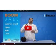 Bluetooth Radio Music System -Boom Ball - Black by Sound Appeal N2