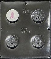 Awareness Ribbon Oreo Cookie Sandwich Chocolate Candy Mold