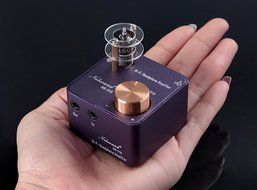 Nobsound NS-01E Mini Tube Headphone Amplifier Stereo HiFi Amp Audio Preamp (Black) N22
