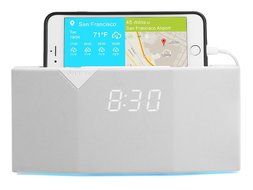 WITTI Design BEDDI Smart Radio Alarm Clock Speaker with Smart Home Integration, Black N4