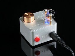 Nobsound NS-01E Mini Tube Headphone Amplifier Stereo HiFi Amp Audio Preamp (Black) N24