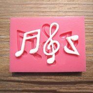 Musical Note Silicone Fondant Mold Cake Sugarcraft Decorating Chocolate Mould