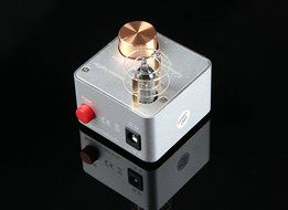 Nobsound NS-01E Mini Tube Headphone Amplifier Stereo HiFi Amp Audio Preamp (Black) N25