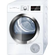 Bosch WTG86402UC800 4.0 Cu. Ft. White Stackable Electric Dryer - Energy Star