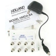 Multimedia CATV 8 Way Drop Amplifier w/ Active Return