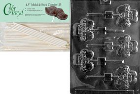 Cybrtrayd P016 Happy St. Patrick&#039;s Day Clove Chocolate Candy Mold with Exclusive Cybrtrayd Copyrighted Chocolate... N5