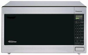 Quickly Defrost and Cook Countertop Microwave Oven, 1250 Watts, Stainless Steel Front, 2.2 Cubit Foot