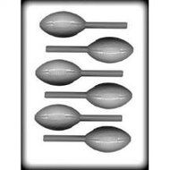 3 Pack- Football Sucker Hard Candy Mold