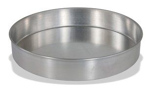 Crestware Commercial 10 x 2, Round Aluminum Cake Pan, Package of 6