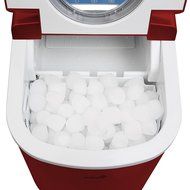 Ivation IVA-ICEM15SIL Portable Ice Maker with Easy-Touch Buttons for Digital Operation, Silver N10
