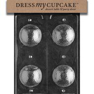 Dress My Cupcake DMCS052 Chocolate Candy Mold, 3D Tennis Balls