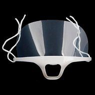 Plastic food transparent mask permanent anti fog food chef mask