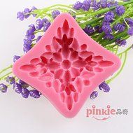 Y&amp;XL&amp;H A Square Flower Fondant Cake Chocolate Silicone Molds,Decoration Tools Bakeware N4