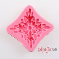 Y&amp;XL&amp;H A Square Flower Fondant Cake Chocolate Silicone Molds,Decoration Tools Bakeware N5