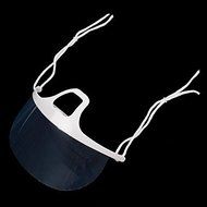 Plastic food transparent mask permanent anti fog food chef mask N2