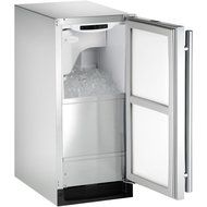 U-Line Ice Maker 15" 2000 Series Outdoor Ice Machine,No Pump,Frost Free,Left Hand Hinge