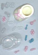 Baby Bootie and Pieces Candy Mold