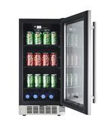 Titan TT-CBC1580SZ 80-Can Beverage Cooler SEAMLESS Stainless Steel