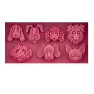Let'S Diy Animal Heads Cake Molds Fondant Chocolate Silicone Mold Food-Grade Candy Moulds Cake Tools N2