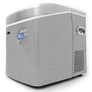 Whynter IMC-491DC Portable Ice Maker with Water Connection, 49 lb. Capacity, Stainless Steel