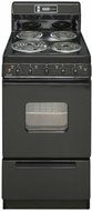 20 in. 2.42 cu. ft. Electric Range in Black