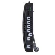 CyberPower CSP606T Surge Protector 6-Outlets 6-Ft Cord and TEL Protection 1350 Joules N9