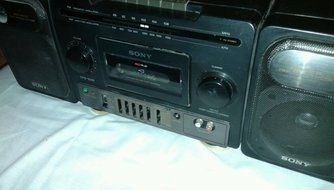 Vintage Sony Cfs-1030 Boombox Detachable Speakers Stereo Cassette Tape Player