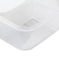 Portable 800-1000ML Microwave Bento Lunch Box For Food Container Storage Boxes With Spoon Locked Lid