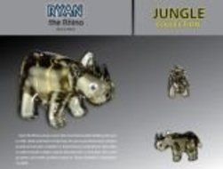 Looking Glass Ryan The Rhino Toy Figure