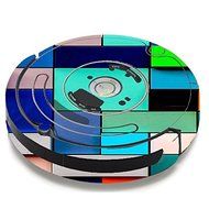 Skin Decal Vinyl Wrap For IRobot Roomba 650 655 Vacuum / Textures Squares
