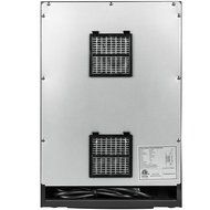 AKDY 12 Bottles Dual Zone Black Finish Reversible Doors Push Button Electric Wine Cooler Cellar