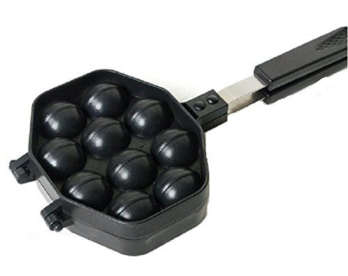 NEW Kitchen Taiyaki Walnut Waffle Pan Maker Cast Home Cooking N2