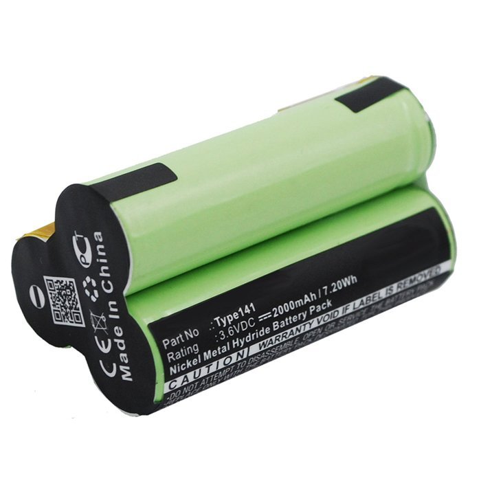 2x Ni-MH 3.6V Battery Replaces AEG Type 141 Fits Electrolux Junior 2.0 Vacuums N2