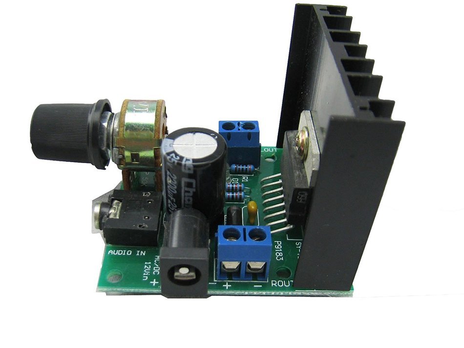 Yeeco TDA7377 DC 12V 35W+35W Digital Audio Power Amplifier Board 2.0 Dual-Channel Stereo Amp Board Amplify Module... N16