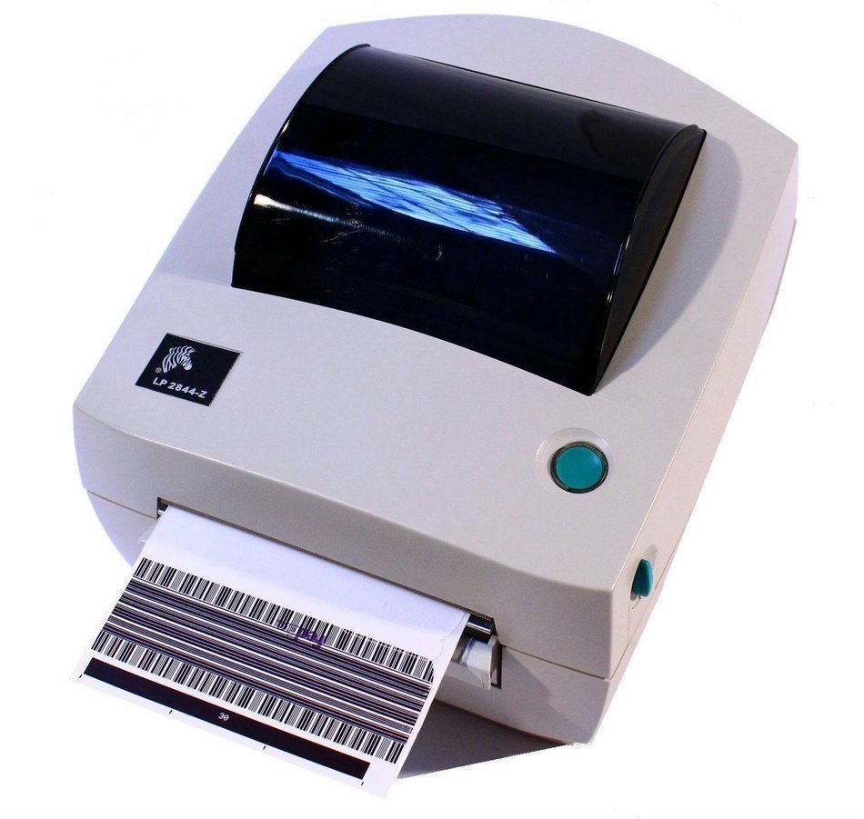 Zebra Lp2844 Z Direct Thermal Barcode Label Printer 284z 20301 0001 Usbpeelerparallelserial 5481