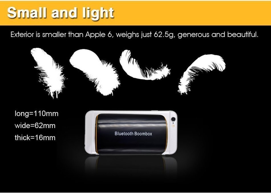 ZENGHAO Wireless Stereo Bluetooth 4.1+EDR Receiver Audio Music Box with 3.5mm Audio Plug N3