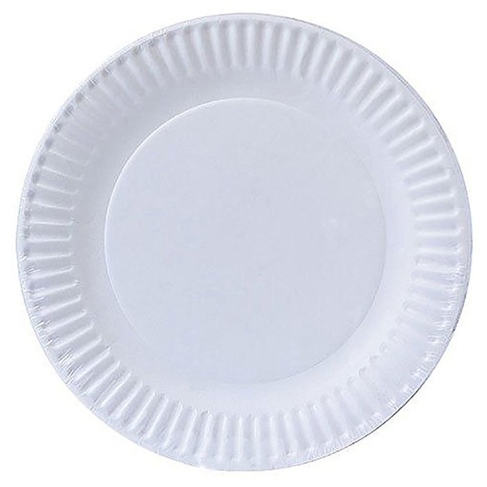 Gogoforward 20 PCS White Disposable Paper Plates Cake Pan Party Plates (7") N6
