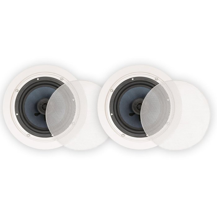 Blue Octave Home BDC62 Round In-Ceiling Speakers (White)
